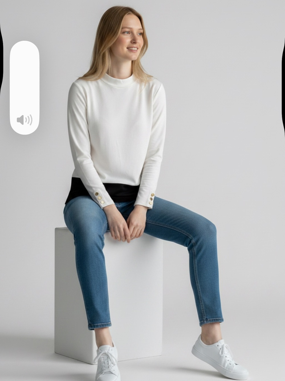 Liz Claiborne Cream Top